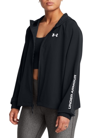 Veste à capuche Rival Woven - Noir