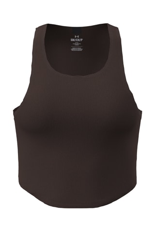 Crop top Rival Knit - Marron foncé