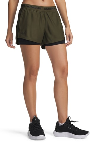 Short d’entrainement 2-en-1 Tech - Kaki