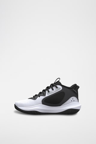 Chaussures de basketball en cuir - Blanc et noir