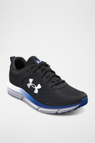 Chaussures de running en cuir Assert - Noir