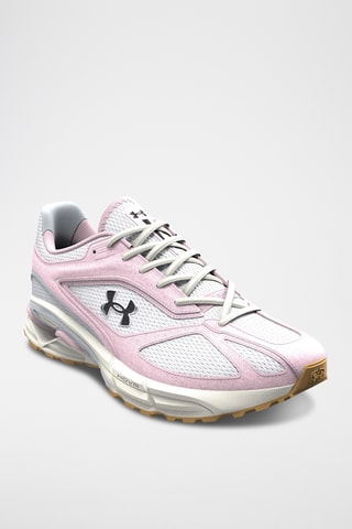 Baskets en nubuck Apparition - Blanc et rose