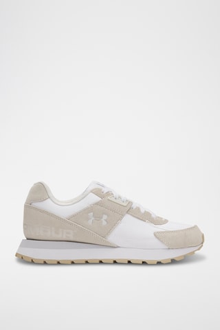 Baskets en nubuck - Blanc