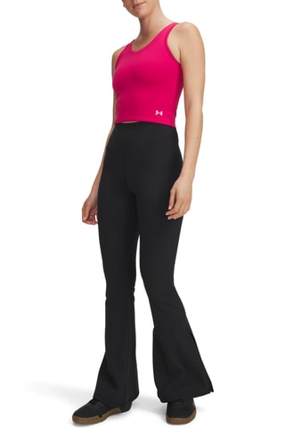 Pantalon flare d’entrainement taille haute Motion - Noir