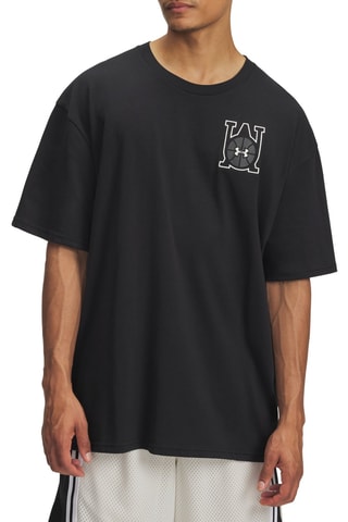 T-shirt de basketball Courtside - Noir