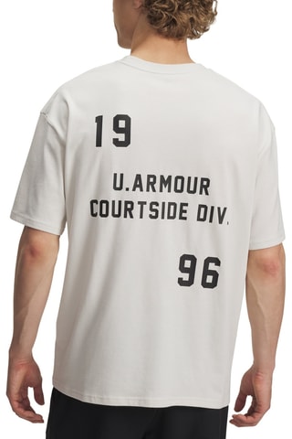 T-shirt de basketball Courtside - Blanc