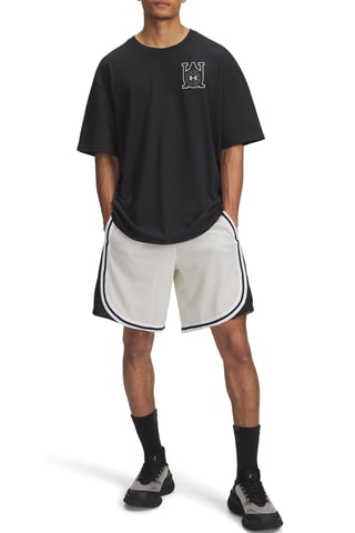 Short de basketball Courtside - Blanc