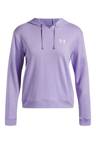 Sweat polaire à capuche Rival Terry - Mauve