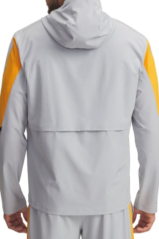 Veste de running à capuche Velociti - Gris clair