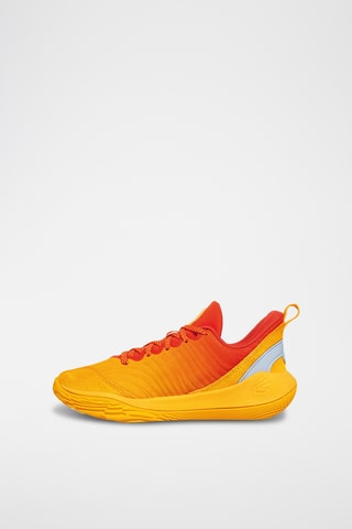 Chaussures de basketball en cuir Curry 12 - Ciel et jaune
