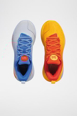 Chaussures de basketball en cuir Curry 12 - Ciel et jaune