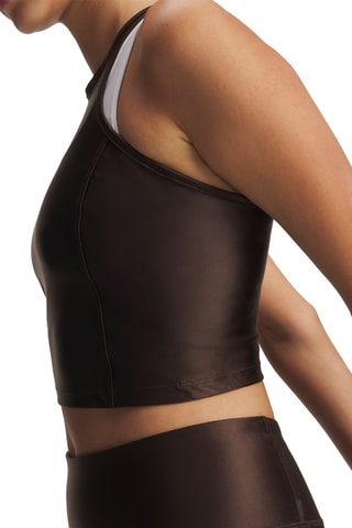 Crop top d’entraînement Motion - Marron