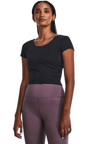 T-shirt d’entraînement Meridian SS Fitted - Noir - Under Armour