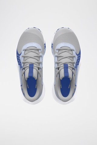 Baskets en cuir Jet'23 - Gris et bleu