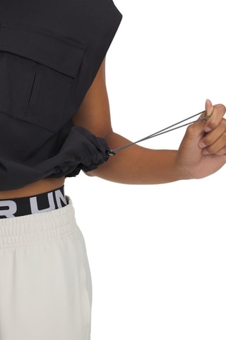 Gilet sans manches à capuche  - Noir