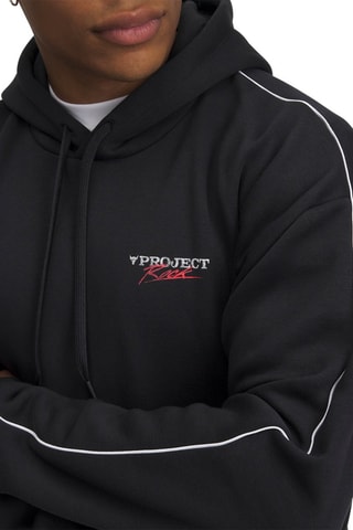 Sweat polaire à capuche Rock - Noir