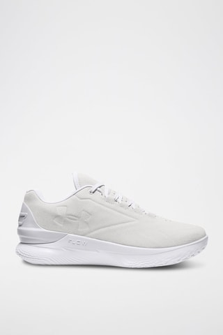 Chaussures de basketball en cuir Curry Pinnacle - Gris clair