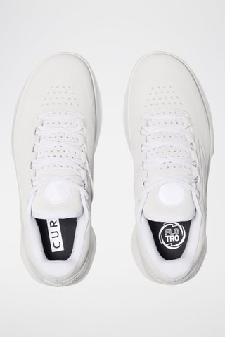 Chaussures de basketball en cuir Curry Pinnacle - Gris clair