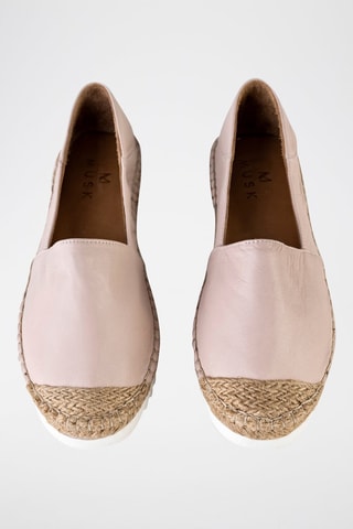 Espadrilles en cuir - Rose