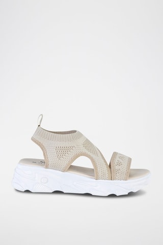 Sandales plateformes - Beige