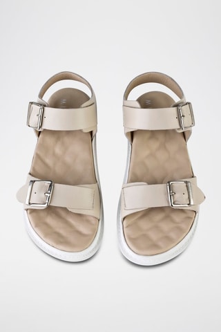 Sandales en cuir - Beige