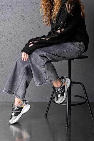 Sneakers - Gris et noir