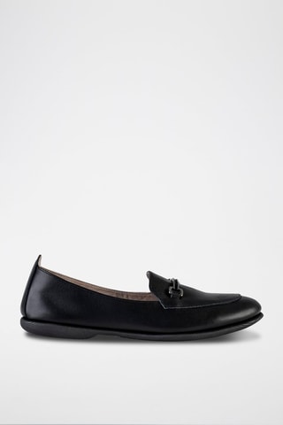 Mocassins en cuir - Noir