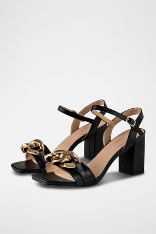 Sandales à talons - Noir