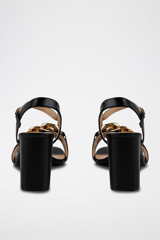 Sandales à talons - Noir