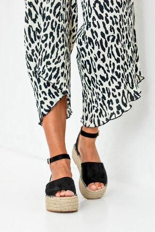 Sandales plateformes - Noir