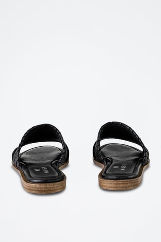 Mules en cuir - Noir