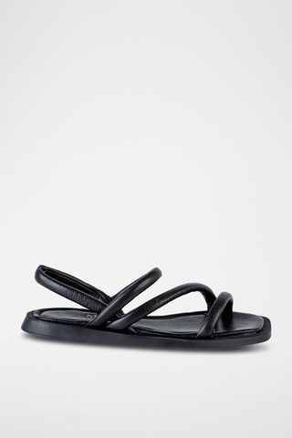 Sandales en cuir - Noir
