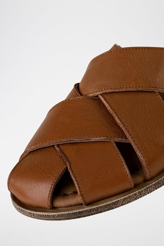 Mules en cuir - Marron