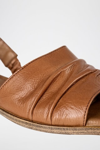Sandales en cuir - Marron