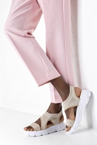 Sandales plateformes - Beige