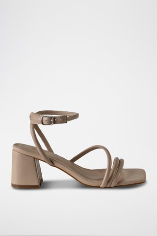 Sandales à talons - Beige