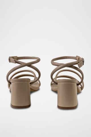 Sandales à talons - Beige