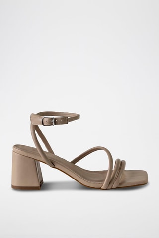 Sandales à talons - Beige