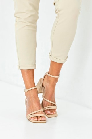 Sandales à talons - Beige