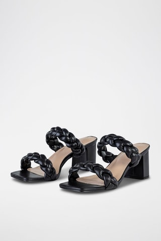 Mules à talons - Noir