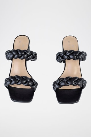 Mules à talons - Noir