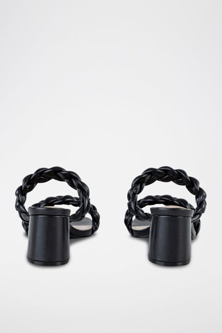 Mules à talons - Noir