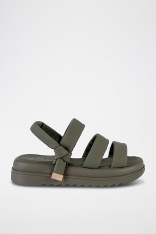 Sandalias con plataforma - Verde