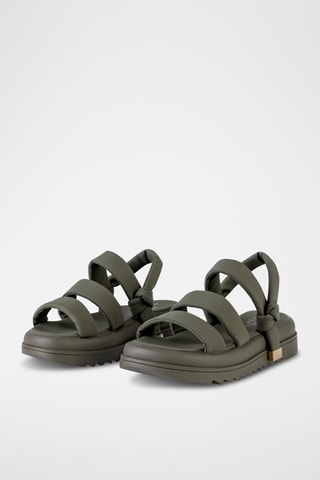 Sandalias con plataforma - Verde