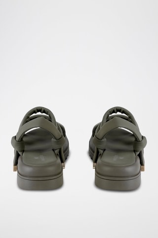 Sandalias con plataforma - Verde