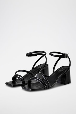 Sandales à talons - Noir