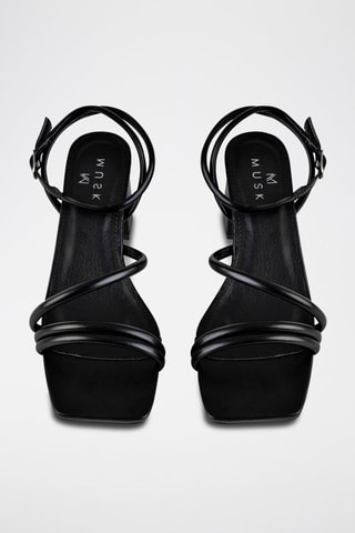 Sandales à talons - Noir