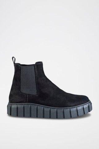 Botines Chelsea de nobuk - Negro