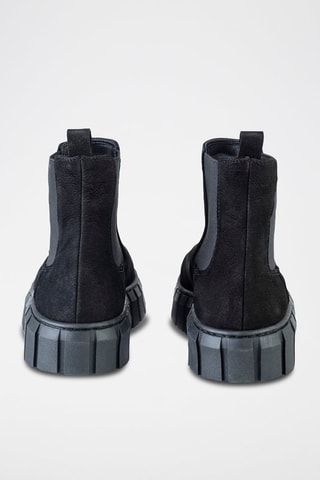 Botines Chelsea de nobuk - Negro