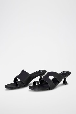 Mules à talons - Noir